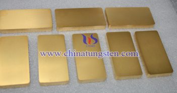 Gold Plated Tungsten Bar Price on June 23, 2025 tungsten alloy gold bar photo